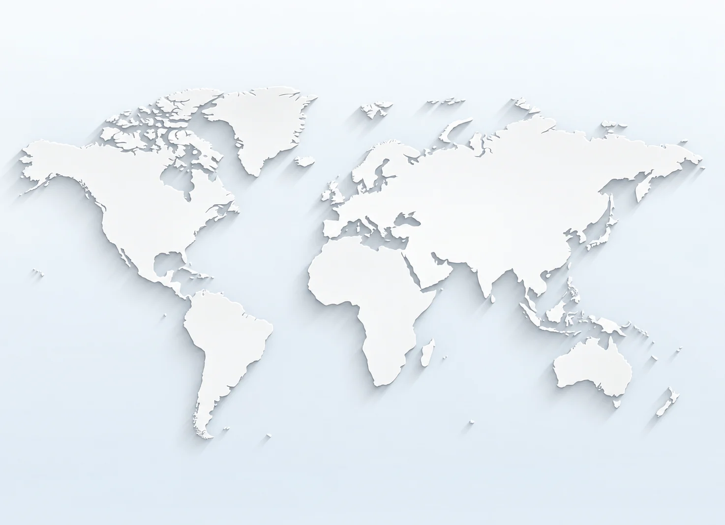 World map showing the hospital locations featured here